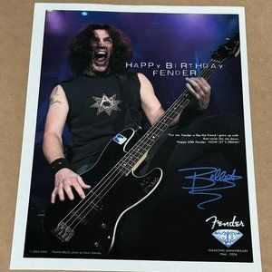 FRANK BELLO - Fender Guitars - 60 Years - 2006 Print Advertisement